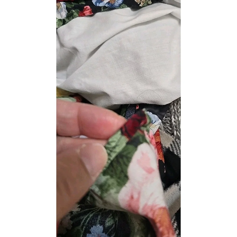 Ralph Lauren Cossette Isadora Floral KING Bed Skirt French Country